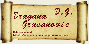 Dragana Grušanović vizit kartica